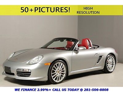 Porsche : Boxster 2008 RS60 SPYDER LIMITED EDITION #1735 /1960 RED S 2008 porsche boxster s rs 60 spyder limited edition silver red chrono auto xenons