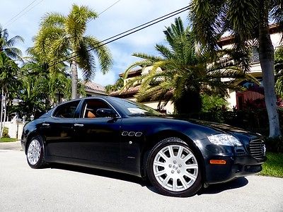 Maserati : Quattroporte Base Sedan 4-Door ONLY 23K MILES CLEAN CARFAX NAVIGATION PRACTICALLY NEW INSIDE AND OUT!!!!