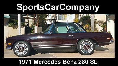 Mercedes-Benz : SL-Class 1971 mercedes benz 280 sl roadster restored inside out beautiful example