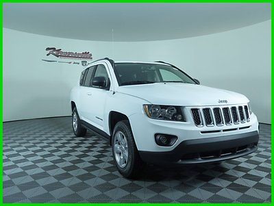 Jeep : Compass Sport 4x2 2.0L 4 Cyl SUV Premium Cloth seats Aux FINANCING AVAILABLE!! White New 2016 Jeep Compass Sport FWD SUV Bucket seats