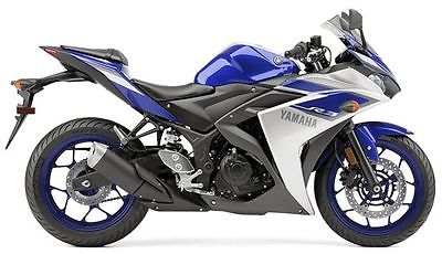 Yamaha : YZF-R 2016 yamaha yzf r 3 motorcycle new blue