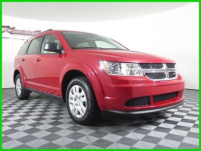 Dodge : Journey SE 2.4L 4 Cyl FWD SUV Cloth Bucket seats Aux Input FINANCING AVAILABLE!! Red New 2016 Dodge Journey SE SUV FWD 17