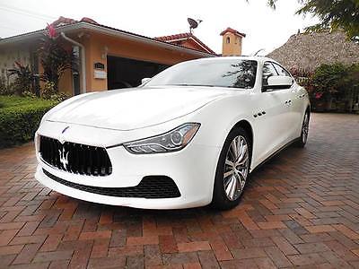 Maserati : Ghibli premium 2015 maserati ghibli s q 4 2 815 miles cuoio interior original owner title n hand