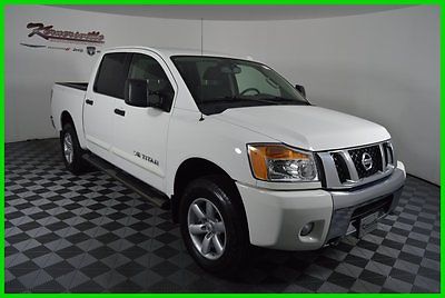 Nissan : Titan SV 4x4 5.6L V8 Crew Cab Truck Towing Package FINANCING AVAILABLE!! USED 40k Miles 2012 Nissan Titan Bluetooth Low Miles