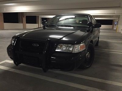 Ford : Crown Victoria Police Interceptor P71 2007 ford crown victoria police interceptor sedan 4 door 4.6 l black excellent