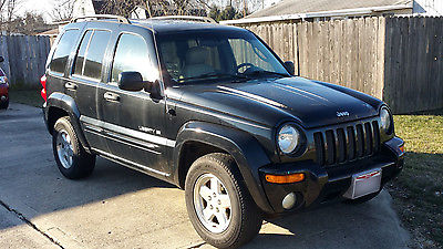 Jeep : Liberty Limited Sport Utility 4-Door 2003 jeep liberty le suv 3.7 v 6 black 4 wd