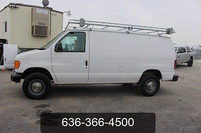 Ford : E-Series Van Commercial 2003 commercial used 5.4 l v 8 e 350 cargo work ladder rack serviced inspected auto