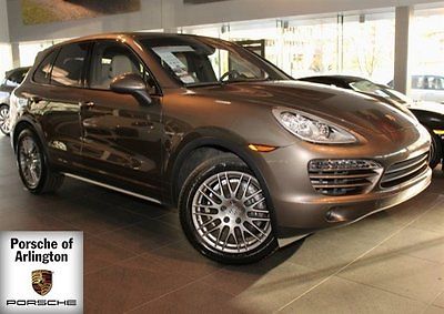 Porsche : Cayenne Diesel 2014 porsche cayenne diesel low miles clean loaded brown awd warranty like new