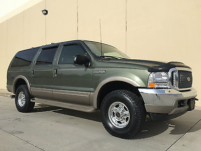 Ford : Excursion LIMITED SUPER CLEAN 2000 EXCURSION 4X4 LIMITED 7.3 POWERSTROKE TURBO DIESEL NO ACCIDENTS
