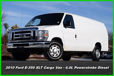 Ford : E-Series Van 10 ford e 350 super duty extended cargo van 6.0 l power stroke diesel e 350 used