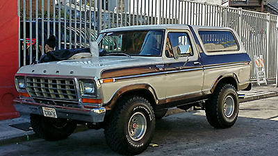 Ford : Bronco chrome Classic 1978 4wd Ford Bronco. Excellent condition, super straight