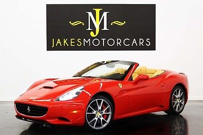 Ferrari : California ($242K MSRP) 2013 ferrari california red tan 9300 miles 242 k msrp loaded pristine car
