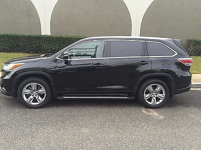 Toyota : Highlander Limited 2015 toyota highlander limited 13 k miles blk on blk awd