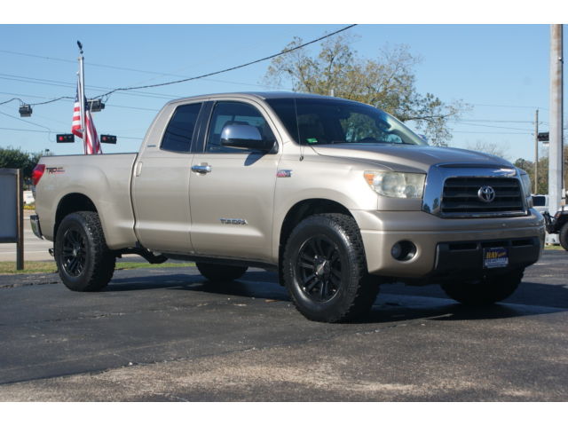 Toyota : Tundra 4WD Double C 4 x 4 5.7 liter leather automatic limited trd all power clean carfax custom rims