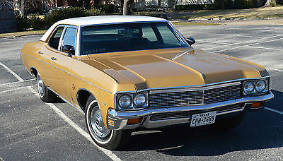 Chevrolet : Impala Body by Fisher 1970 chevrolet impala 4 door sedan excellent condition 350 only 38 k orig miles