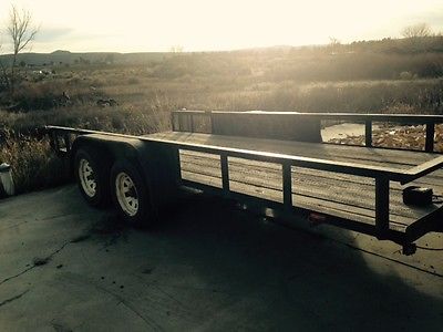 UtilityTrailer with side rails and ramps