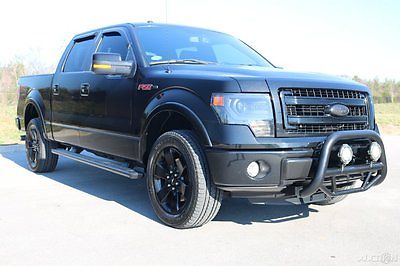Ford : F-150 Super Crew FX4 Appearance Package 5.0 Tuxedo Black 2013 crew cab automatic sunroof roof navigation luxury pckge hid lights camera