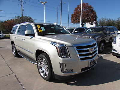 Cadillac : Escalade Luxury 6.2L RWD w/Sun/Nav/DVD Courtesy Car Special (sold as new); MSRP: $83,395