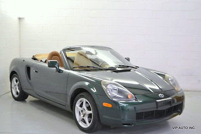 Toyota: MR2 2dr Convertible Manual MR2 Spider 5 Speed Leather 53658 Miles Elctric Green Mica