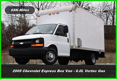 Chevrolet : Express Box Truck 05 chevrolet express cutaway box van 6.0 l v 8 vortec gas used truck bay bridge ac