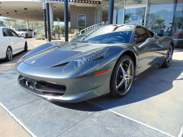 Ferrari : 458 458 ITALIA 13 gray 4.5 l v 8 automatic miles 3035 coupe