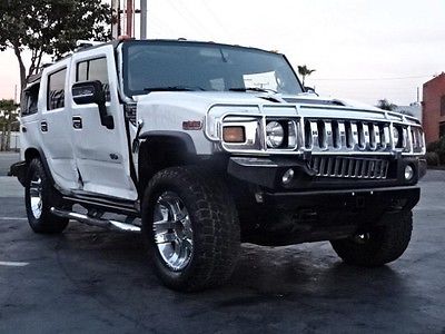 Hummer : H2 4WD 2006 hummer h 2 4 wd damaged repairable loaded low miles perfect color wont last