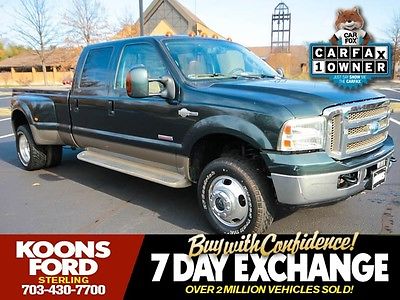 Ford : F-350 KING RANCH ONE OWNER~GOOSE NECK~KING RANCH~DUALLY~ ULTRA LOW MILES