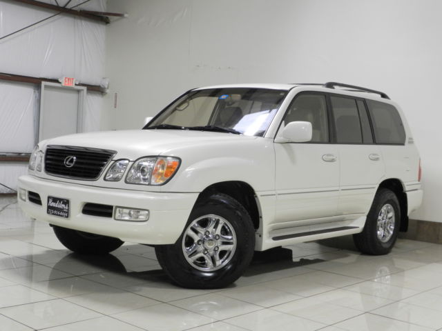 Lexus : LX 4dr SUV HARD TO FIND LEXUS LX470 4WD PEARL WHITE TOW 3RD ROW SUNROOF CENT DIFFRENTIAL