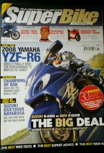 BMW : K-Series Superbike Magazine -  YAMAHA YZF-R6 - BMW K1200R - HAYABUSA - B-KING - Others