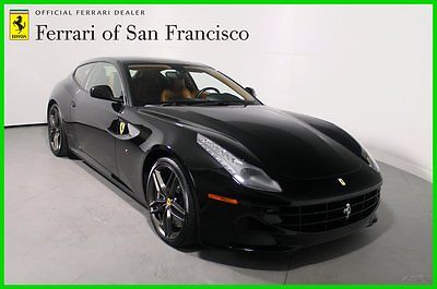 Ferrari : FF Nero/Cuoio Semi-Analina Leather Interior ONE OWNER 2013 used certified 6.3 l v 12 48 v automatic all wheel drive hatchback premium