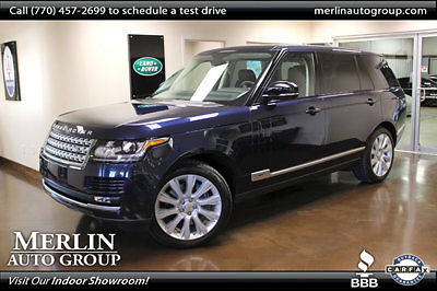 Land Rover : Range Rover 4WD 4dr Supercharged LWB 2014 range rover supercharged lwb 5.0 l 8 cyl lorie blue metallic