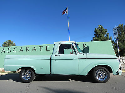 Ford : F-100 1966 ford f 100 truck v 8 short bed rat rod hot rod project classic 1967 1968