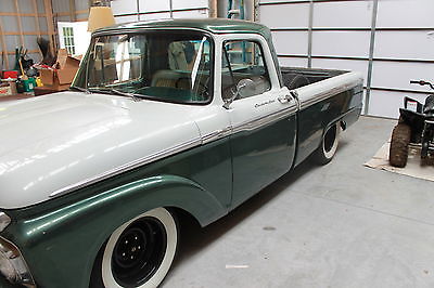 Ford : F-100 Custom cab 1966 ford f 100 short bed lowered hotrod