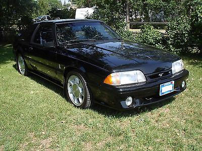 Ford : Mustang SVT Cobra 1993 black ford mustang cobra gray leather sun roof 23 000 miles
