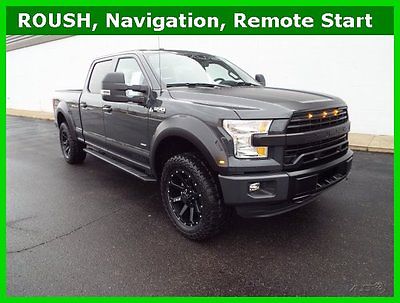 Ford : F-150 2016 Roush F150 Lithium Gray Crew Cab 6.5Ft Bed 2016 roush f 150 fox racing raptor suspension crew cab 6.5 ft bed max tow leather
