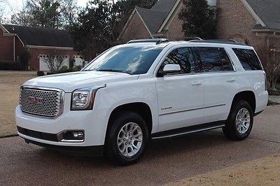 GMC : Yukon 4WD One Owner Perfect Carfax Leather Seats Moonroof New Michelin Tires