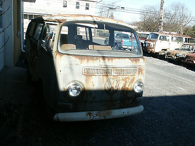 Volkswagen : Bus/Vanagon base model 1968 vw bus ugly restoration project 98 000 miles has all of the usual rust