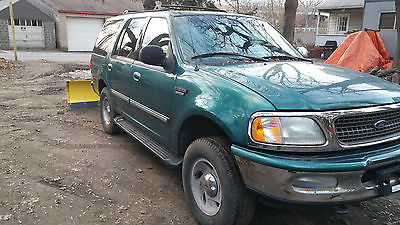 Ford : Expedition XLT Sport Utility 4-Door 1998 ford expedition with trailer mount backdrag plow low miles video