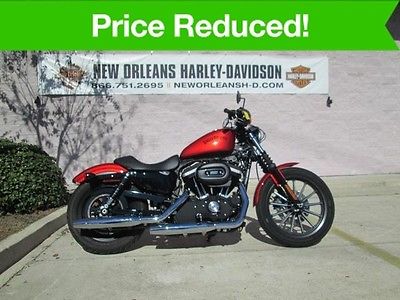 Harley-Davidson : Sportster 2013 harley davidson iron xl 883 n orange with only 1650 miles