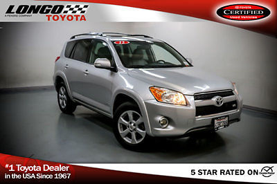 Toyota : RAV4 4WD 4dr V6 Limited 4 wd 4 dr v 6 limited low miles suv automatic gasoline 3.5 l v 6 cyl classic silver m