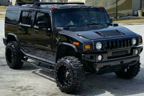 Hummer : H2 blacked out 07 suv hummer