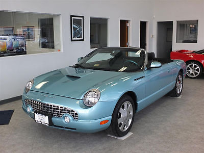 Ford : Thunderbird Base Convertible 2-Door 2002 ford thunderbird convertible looks runs drives excellent under 4 k miles