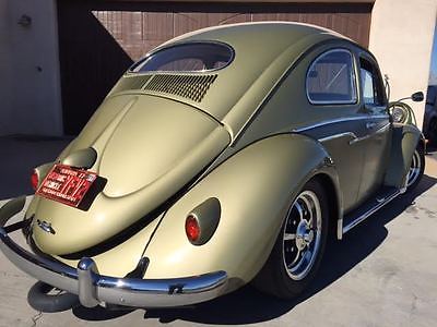 Volkswagen : Beetle - Classic 1956 oval window bug in diamond green