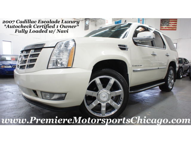 Cadillac : Escalade AWD LUXURY Luxury AWD Loaded w/ Navi & 22's! *Autocheck Certified 1 Owner*