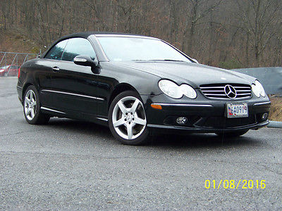 Mercedes-Benz : CLK-Class AMG MERCEDES BENZ CLK500 COVERTABLE,AMG PACKAGE,LOADED,LOW MILES,NO ISSUES 