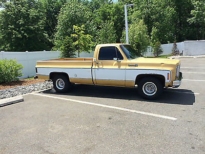 Chevrolet : C-10 c-10 1973 chevrolet chevy c 10 c 10 gmc 2 wd long bed pickup pick up pick up survivor