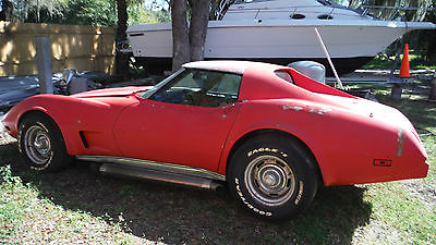 Chevrolet : Corvette 1975 corvette 4 speed t tops low miles s matching 350 v 8 great rqat rod car