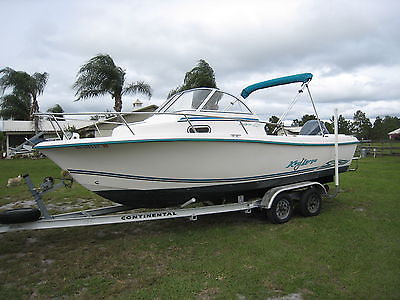 2004 Key Largo 2100 WA Boat with 150 Yamaha & Trailer Runs Great Well Maintained