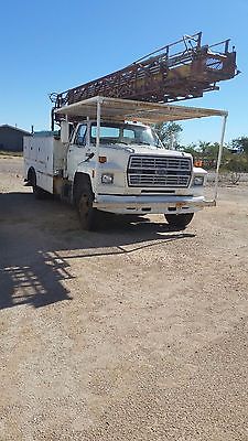 Ford : Other 1991 ford 55 white ladder truck