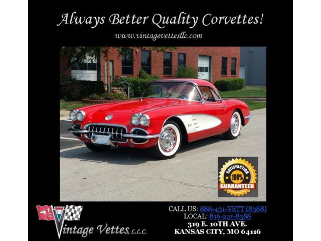 Chevrolet : Corvette 59 c 1 corvette convertible cv 283 245 ho 4 speed no rust daily driver two tops